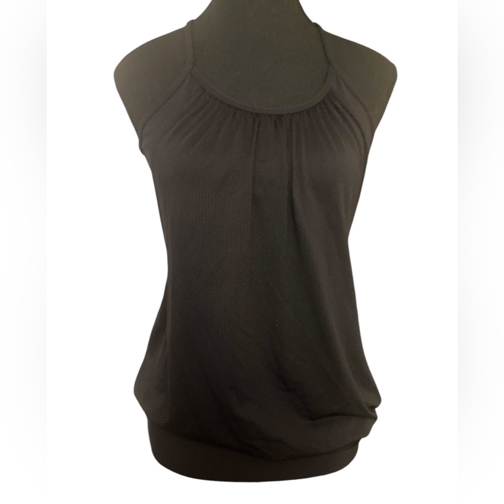Lululemon black tank/bra size 4 GUC - Picture 1 of 8